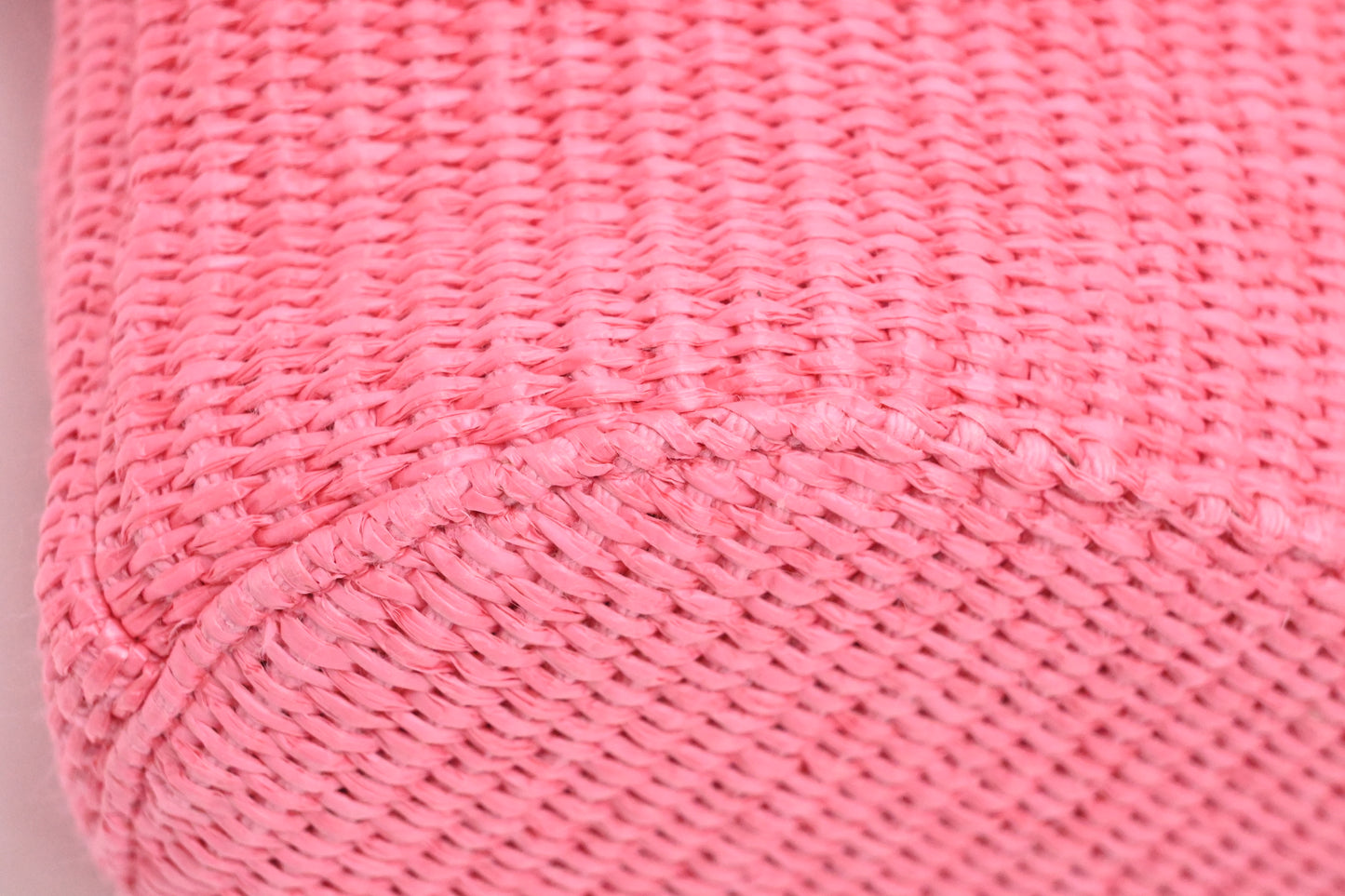 Jimmy Choo 2way Bag in Pink Raffia