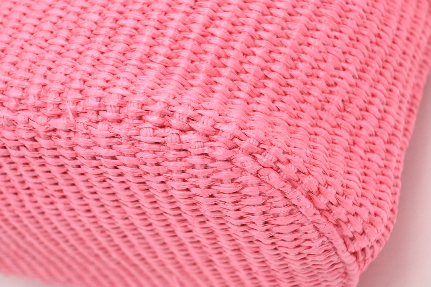 Jimmy Choo 2way Bag in Pink Raffia