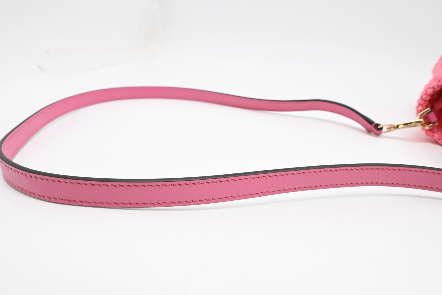 Jimmy Choo 2way Bag in Pink Raffia