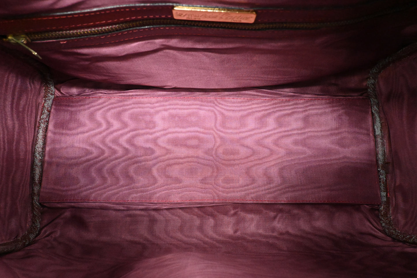 Cartier Handbag in Burgundy Leather