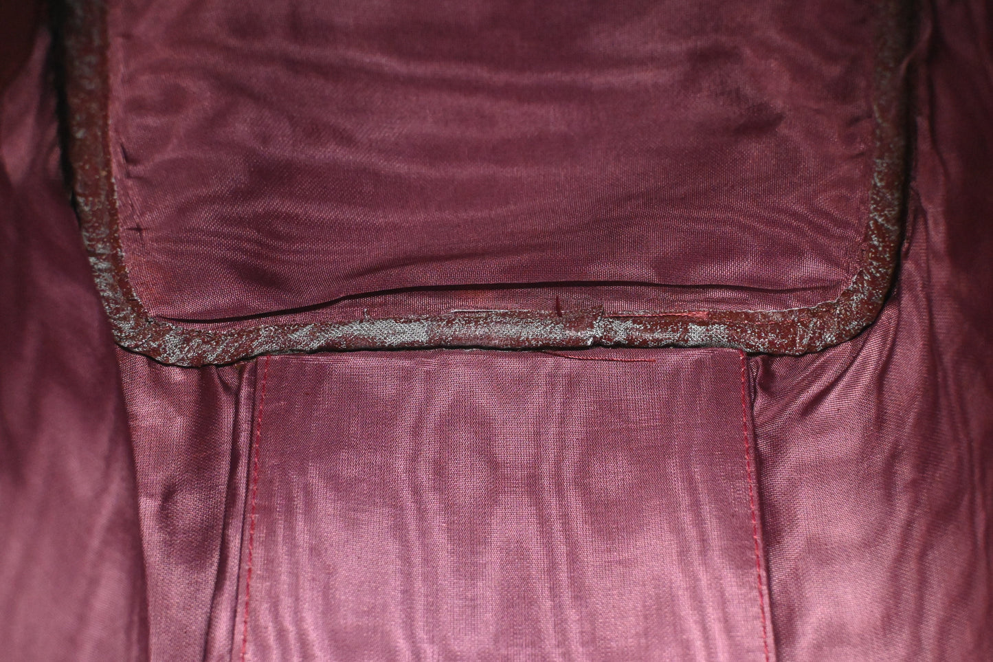 Cartier Handbag in Burgundy Leather