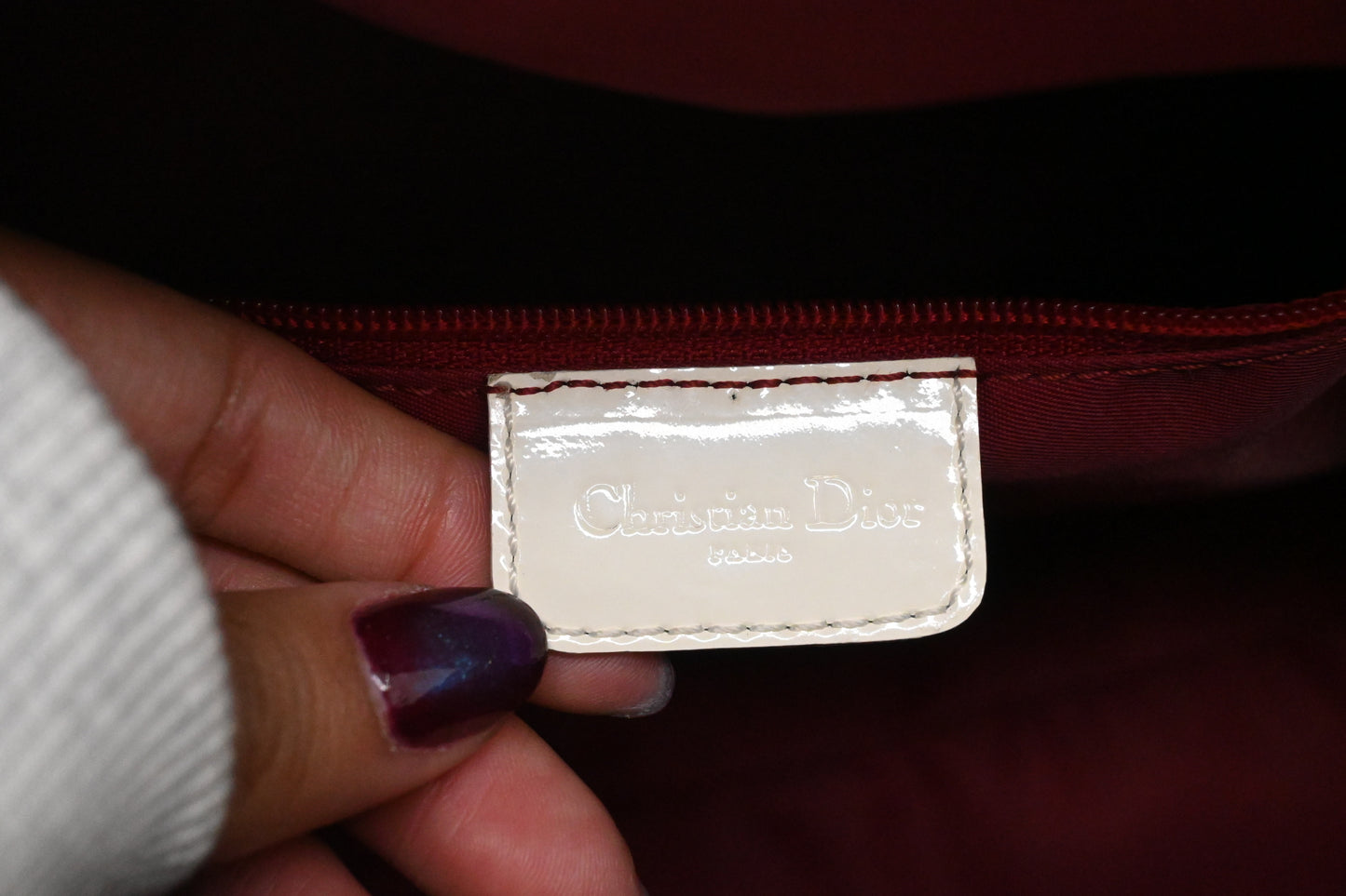 Dior Boston Bag in Red Oblique Coated Canvas