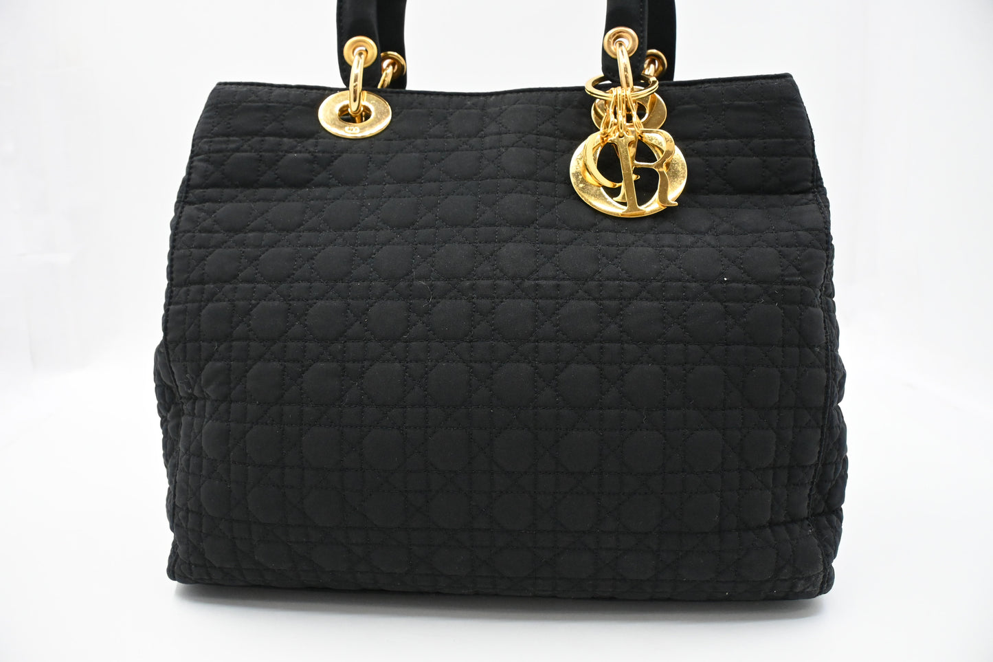 Dior Medium Lady Dior in Black Nylon