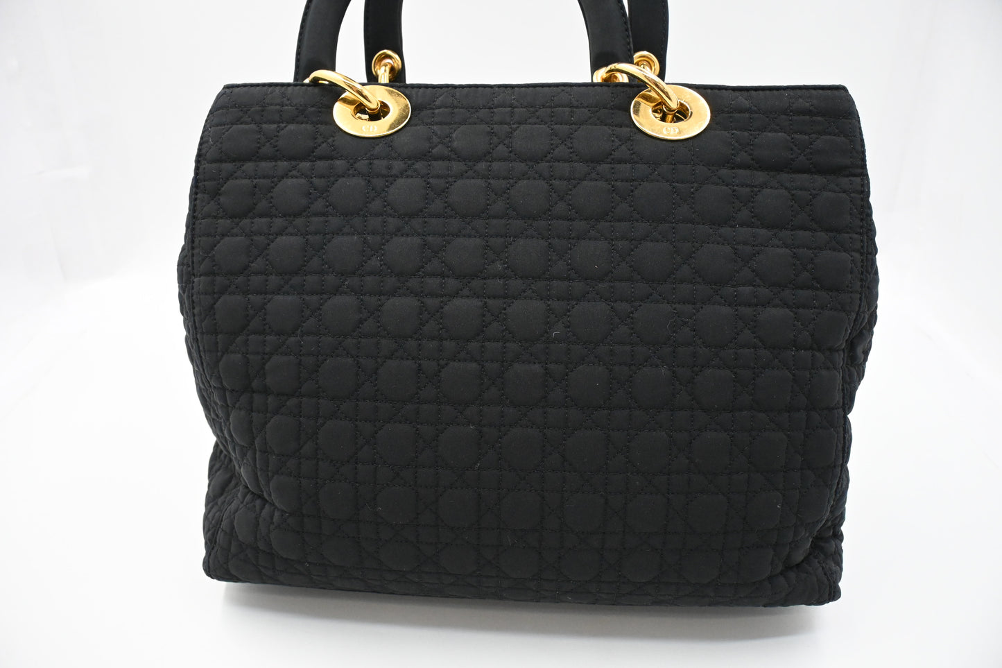 Dior Medium Lady Dior in Black Nylon