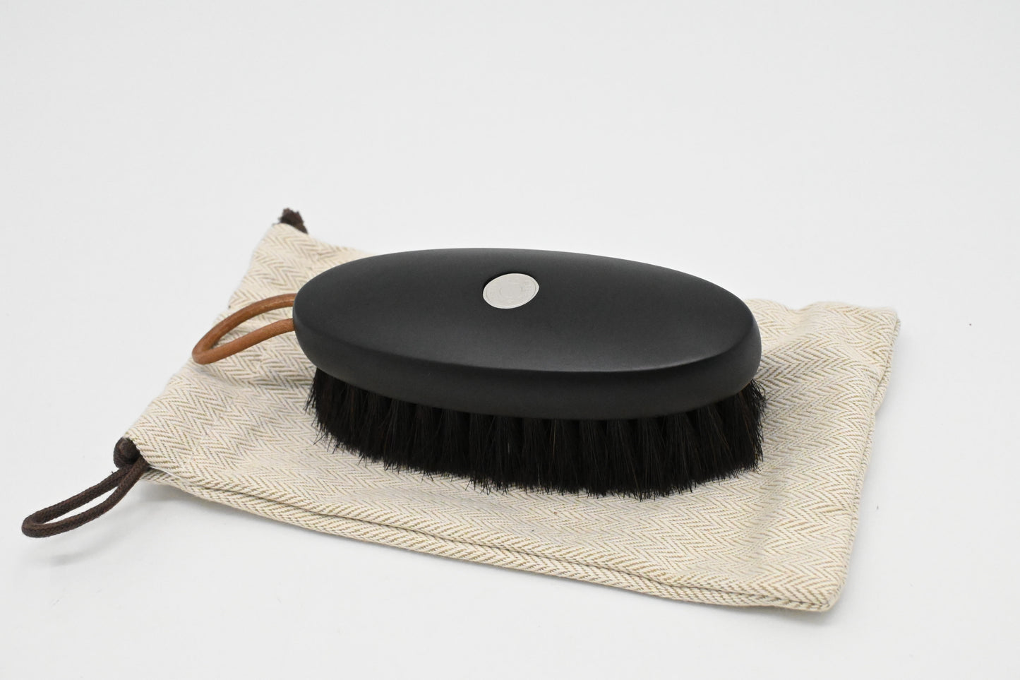 Hermes Shoe Brush in Beechwood and Horsehair