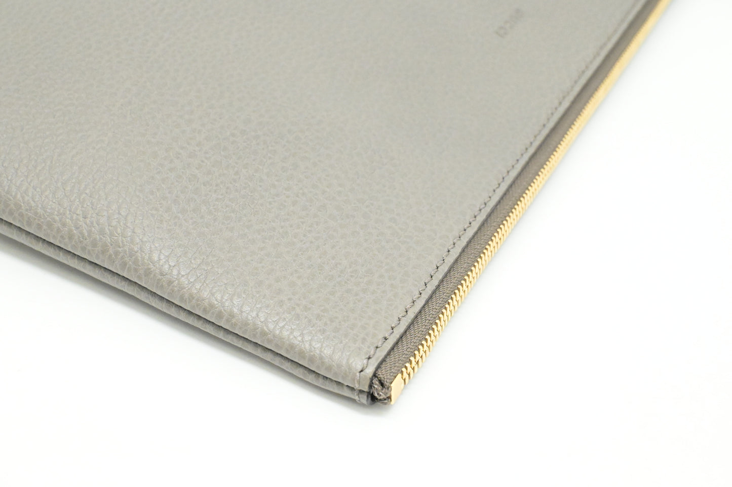 Gucci Bamboo Tassel Clutch in Gray Leather