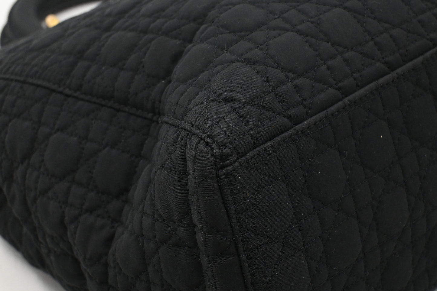 Dior Medium Lady Dior in Black Nylon