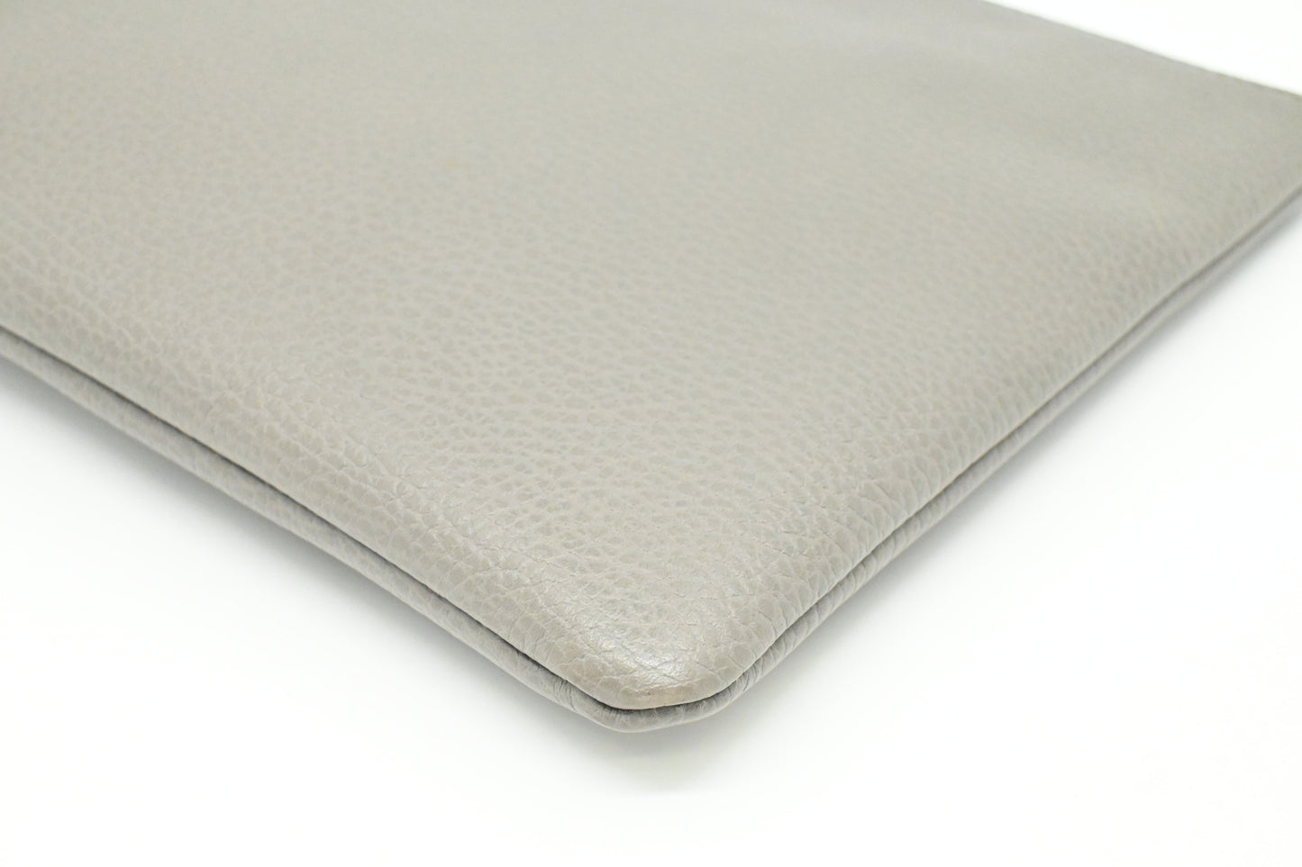 Gucci Bamboo Tassel Clutch in Gray Leather