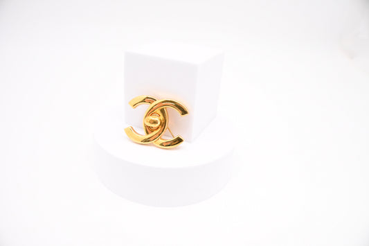Chanel CC Turnlock Brooch