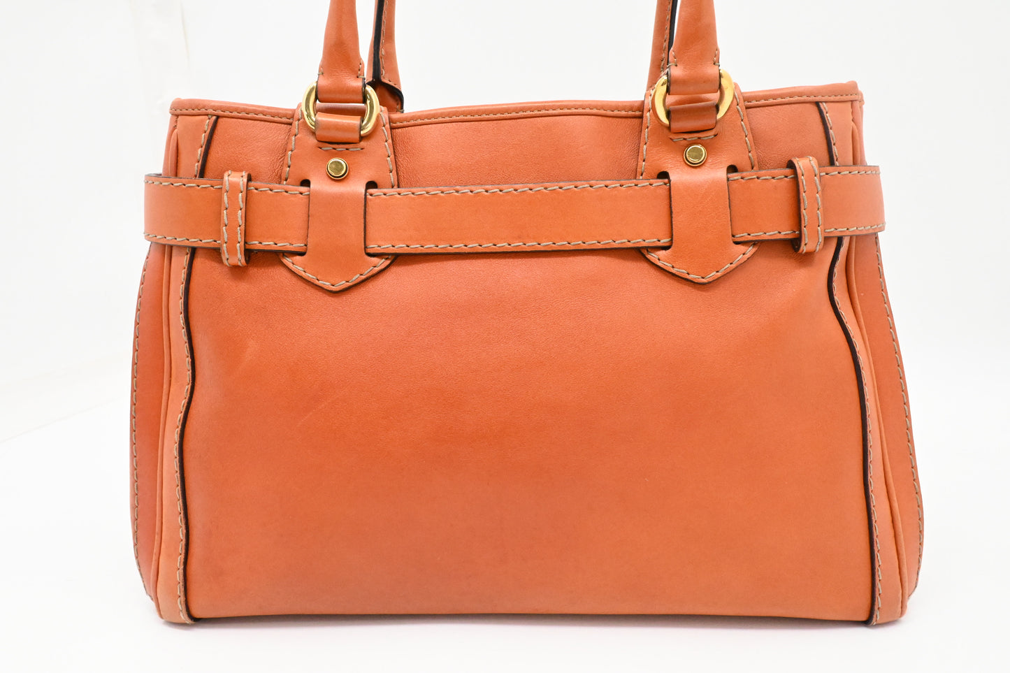 Gucci Tote in Brown/Orange Leather