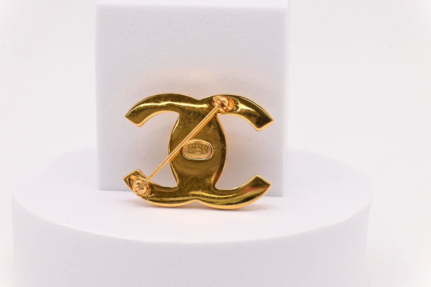 Chanel CC Turnlock Brooch