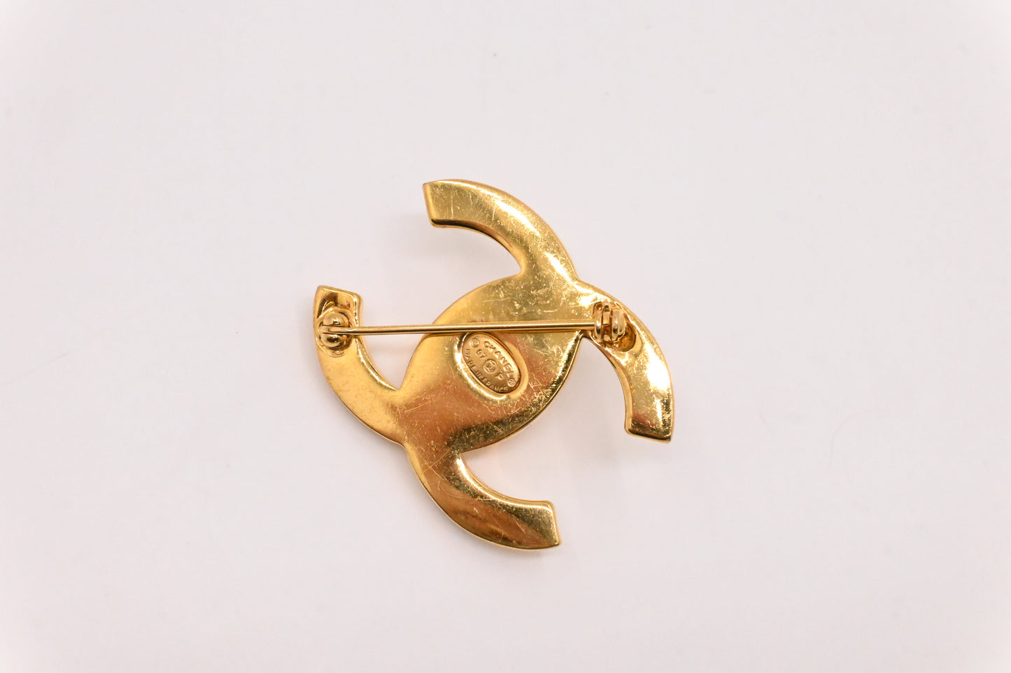 Chanel CC Turnlock Brooch