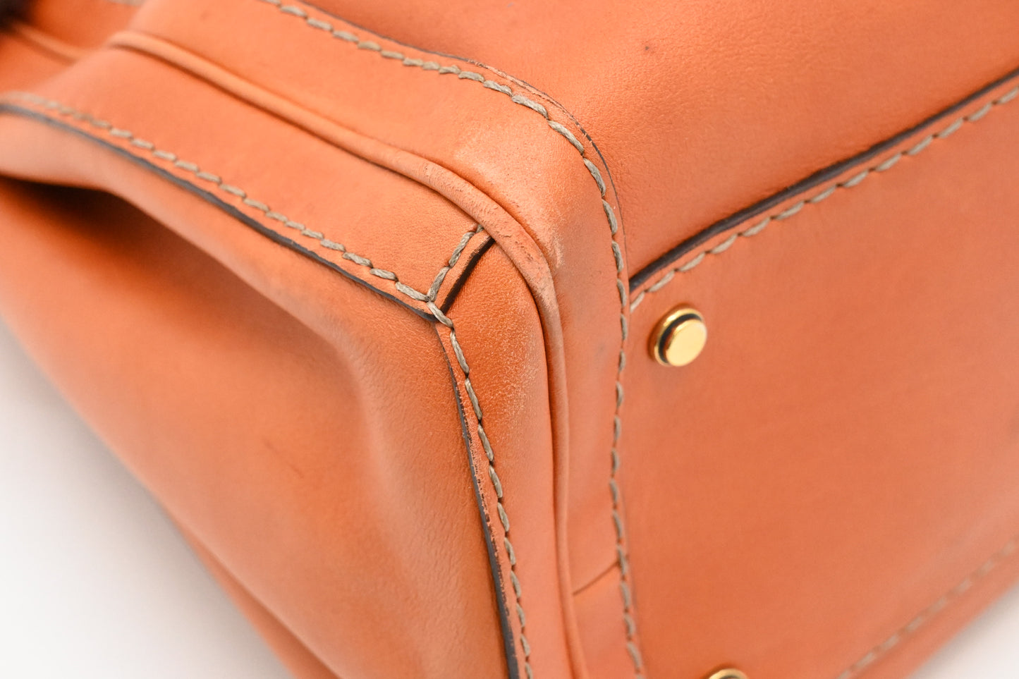 Gucci Tote in Brown/Orange Leather