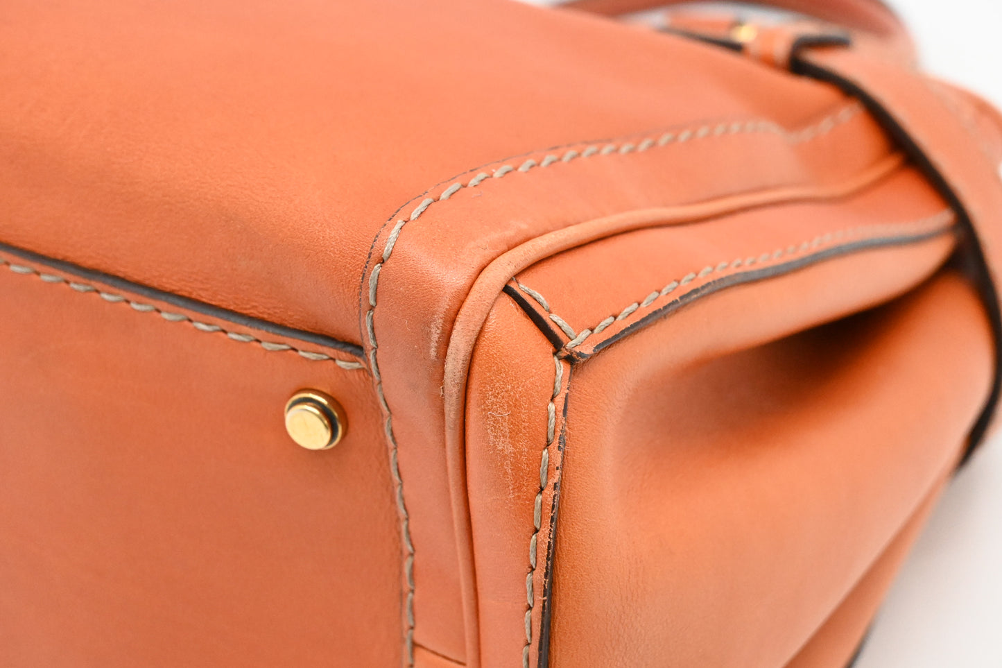 Gucci Tote in Brown/Orange Leather