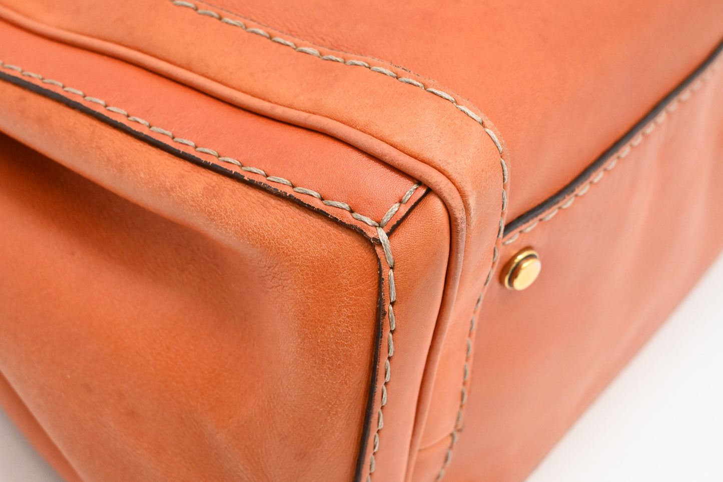 Gucci Tote in Brown/Orange Leather