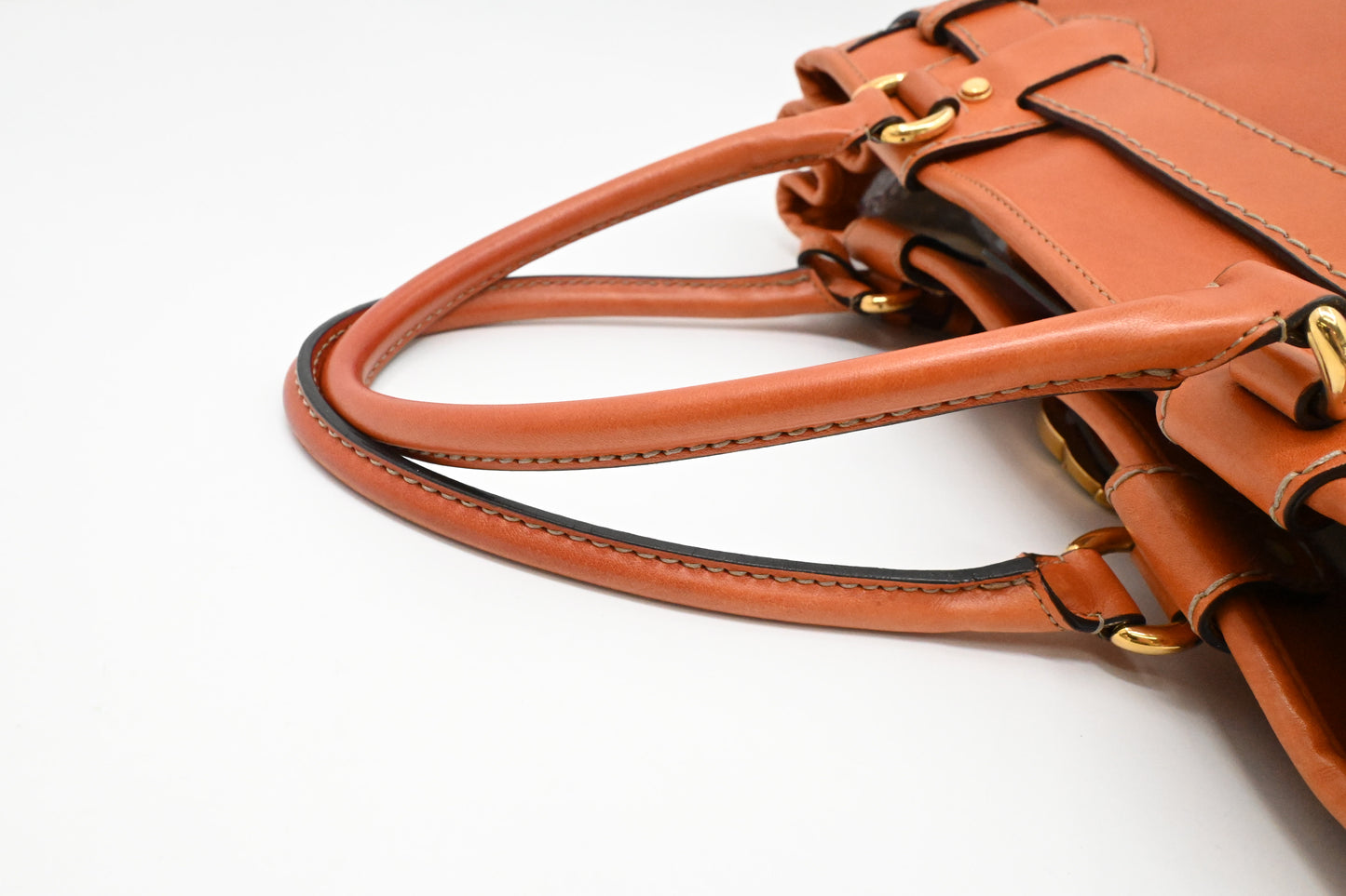Gucci Tote in Brown/Orange Leather