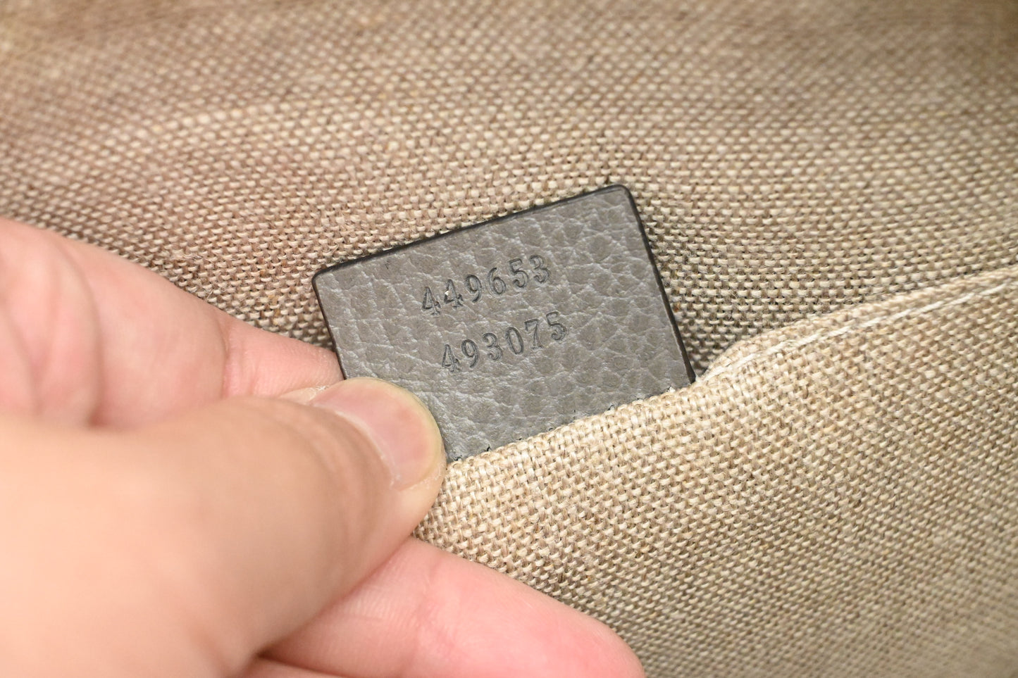 Gucci Bamboo Tassel Clutch in Gray Leather