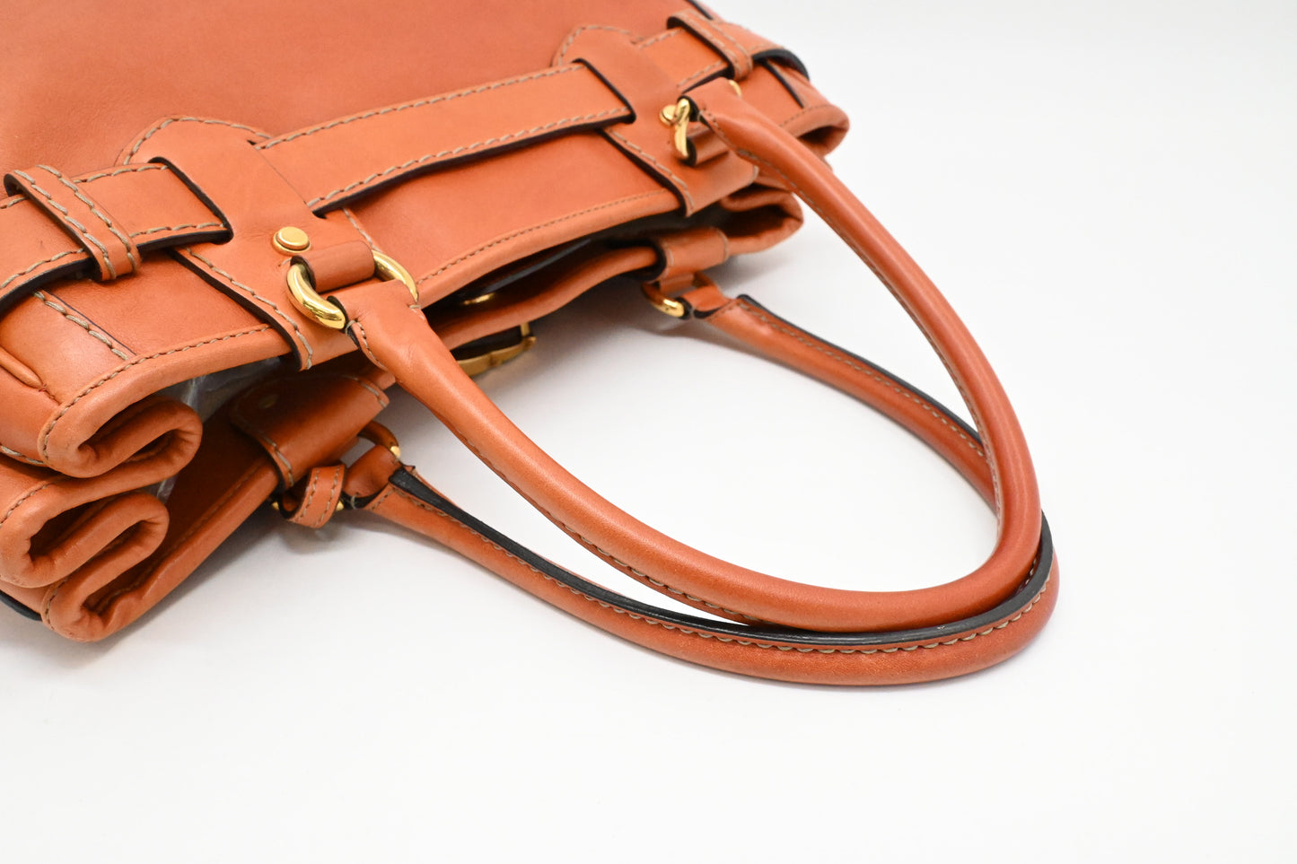 Gucci Tote in Brown/Orange Leather