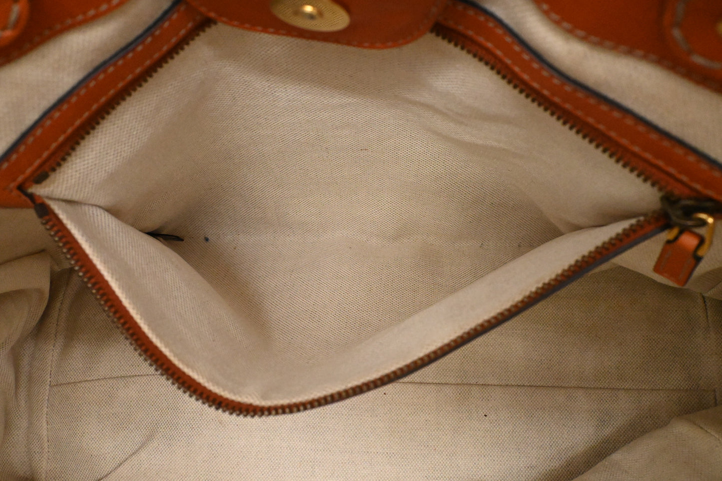 Gucci Tote in Brown/Orange Leather