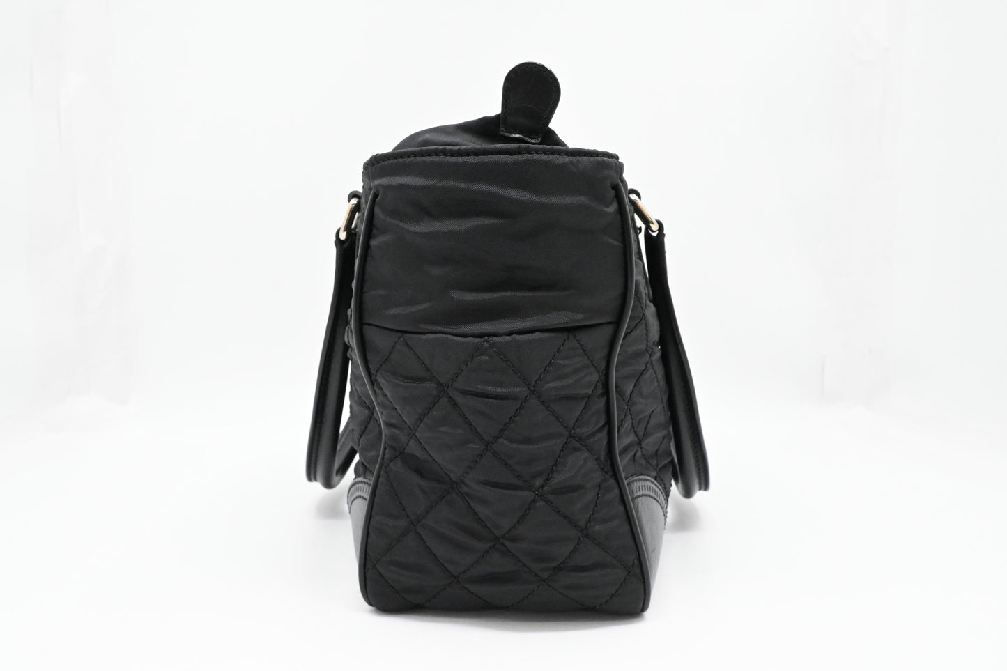 Chanel Paris New York Tote in Black Nylon Canvas