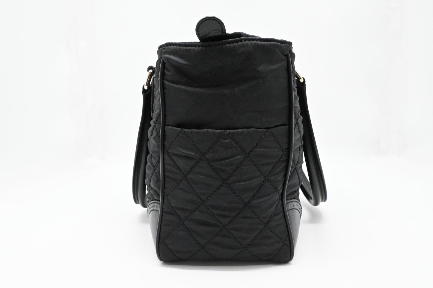 Chanel Paris New York Tote in Black Nylon Canvas