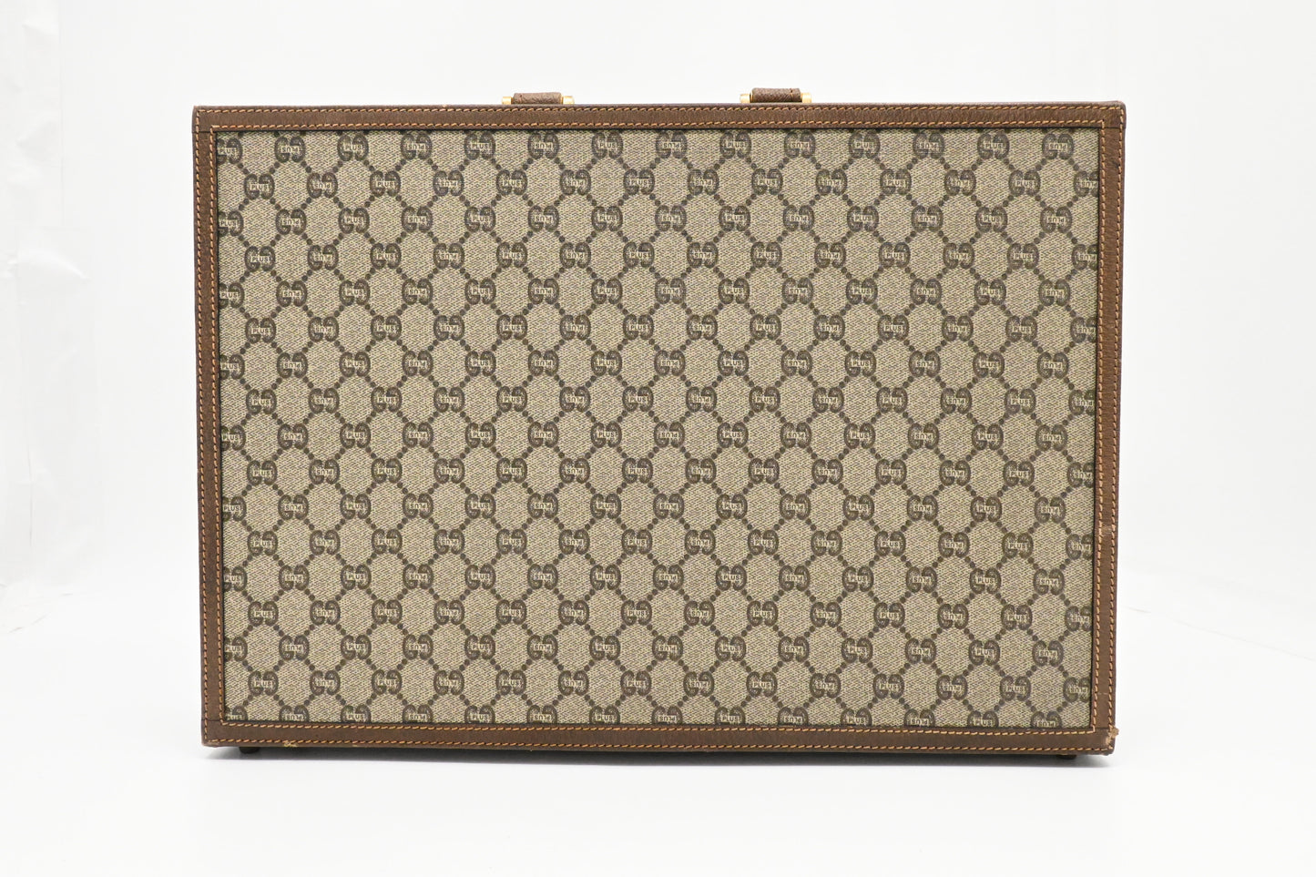 Gucci Plus Briefcase in GG Coated Canvas