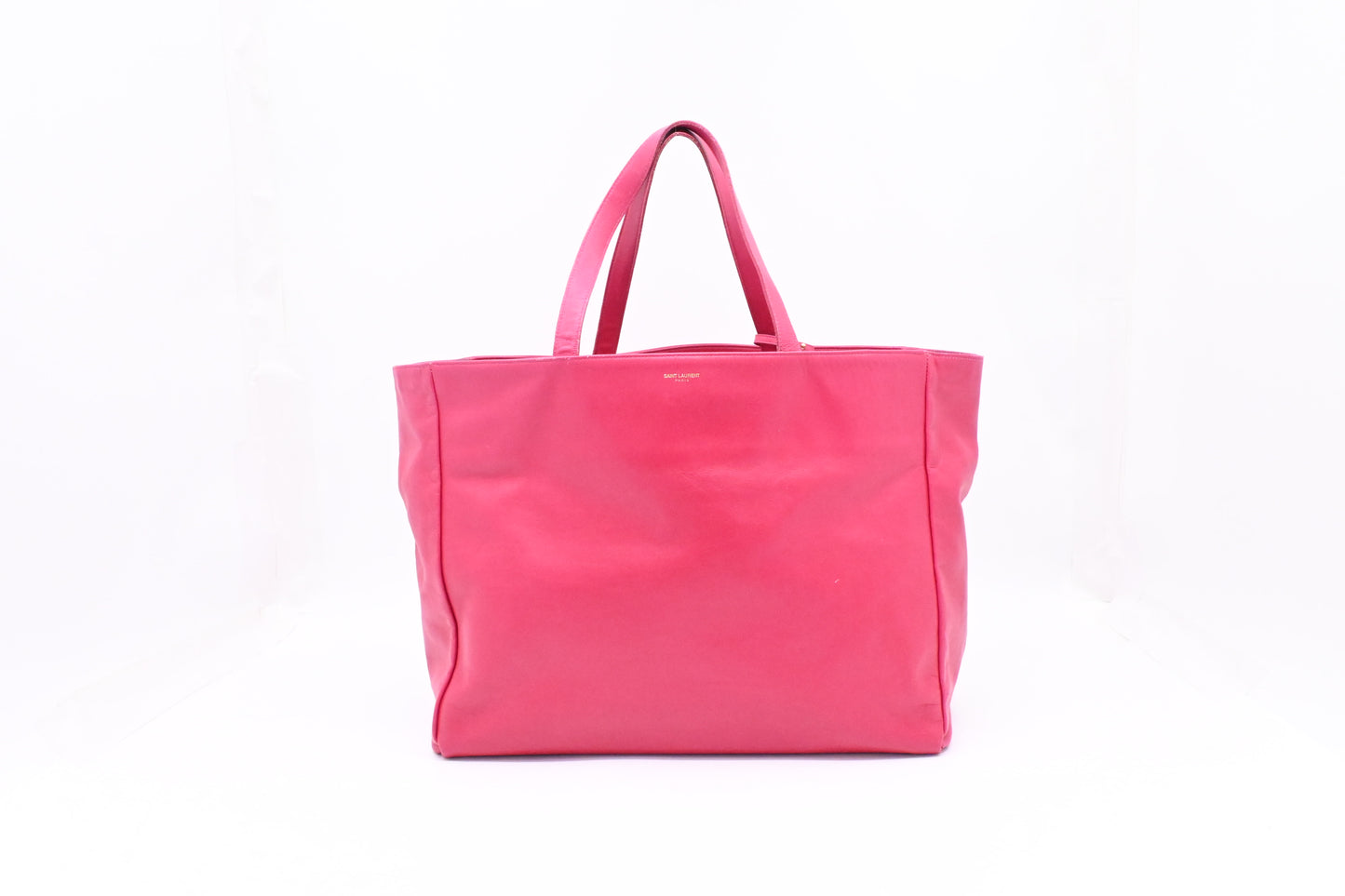 YSL Saint Laurent Tote in Pink Leather