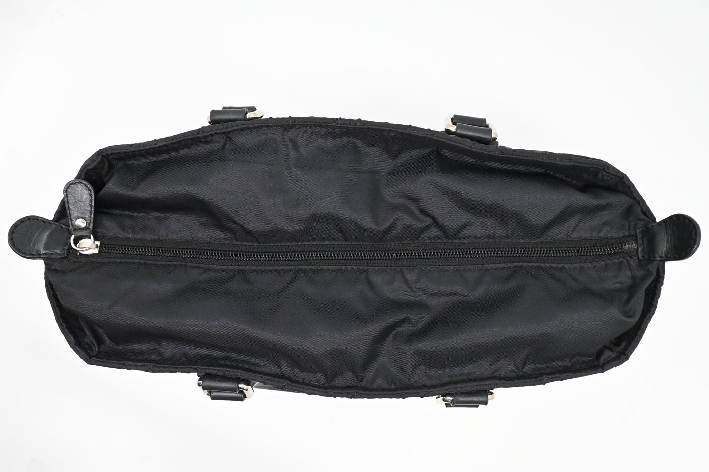 Chanel Paris New York Tote in Black Nylon Canvas