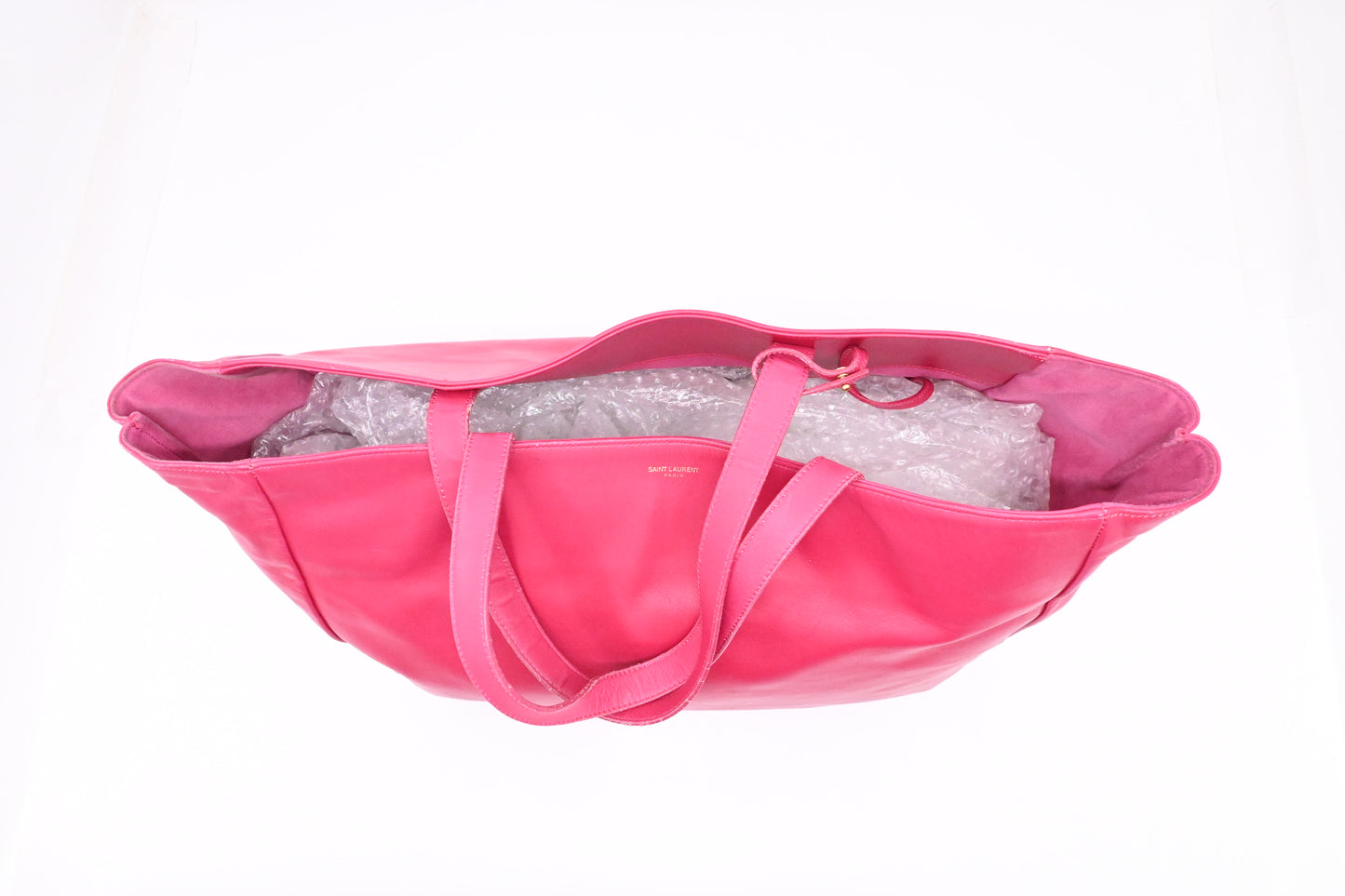 YSL Saint Laurent Tote in Pink Leather