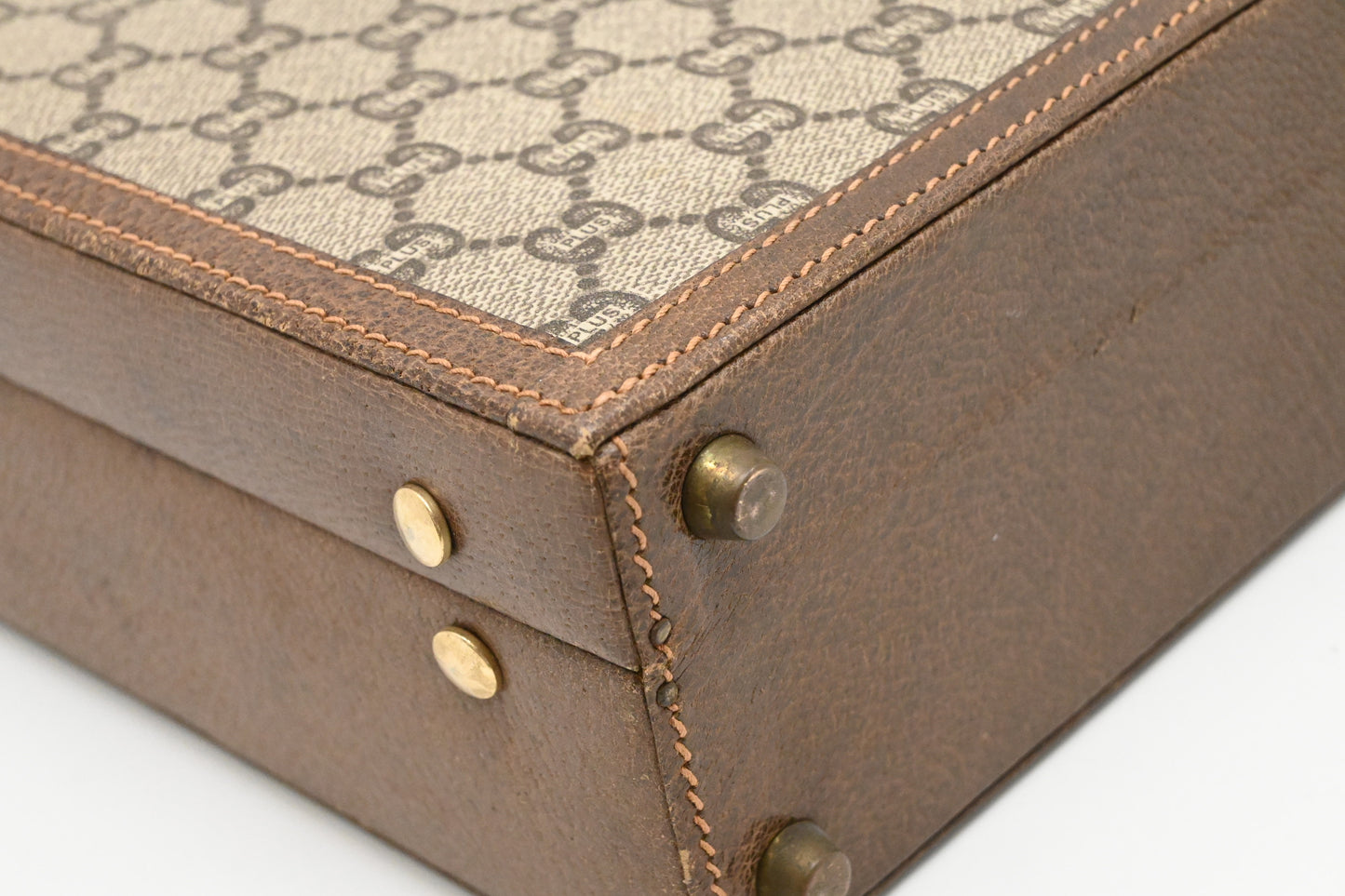 Gucci Plus Briefcase in GG Coated Canvas