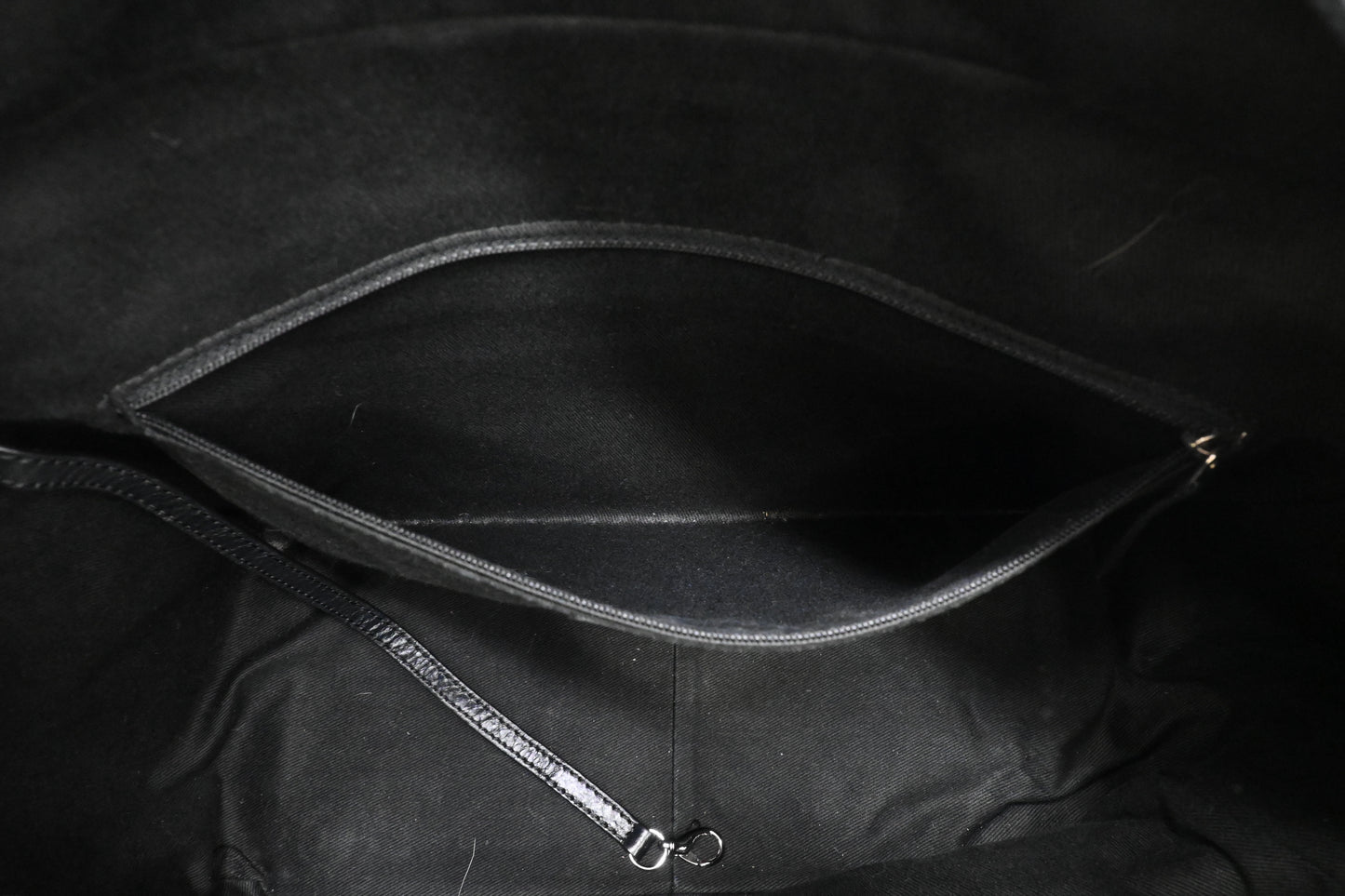 Chanel Paris New York Tote in Black Nylon Canvas