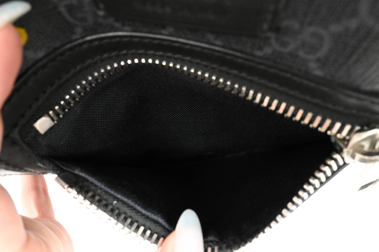 Gucci Night Courrier Messenger Bag in Black GG Supreme Canvas