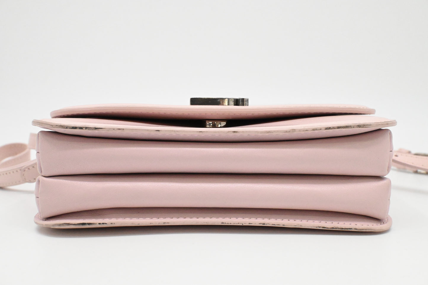 Balenciaga Crossbody in Pink Leather