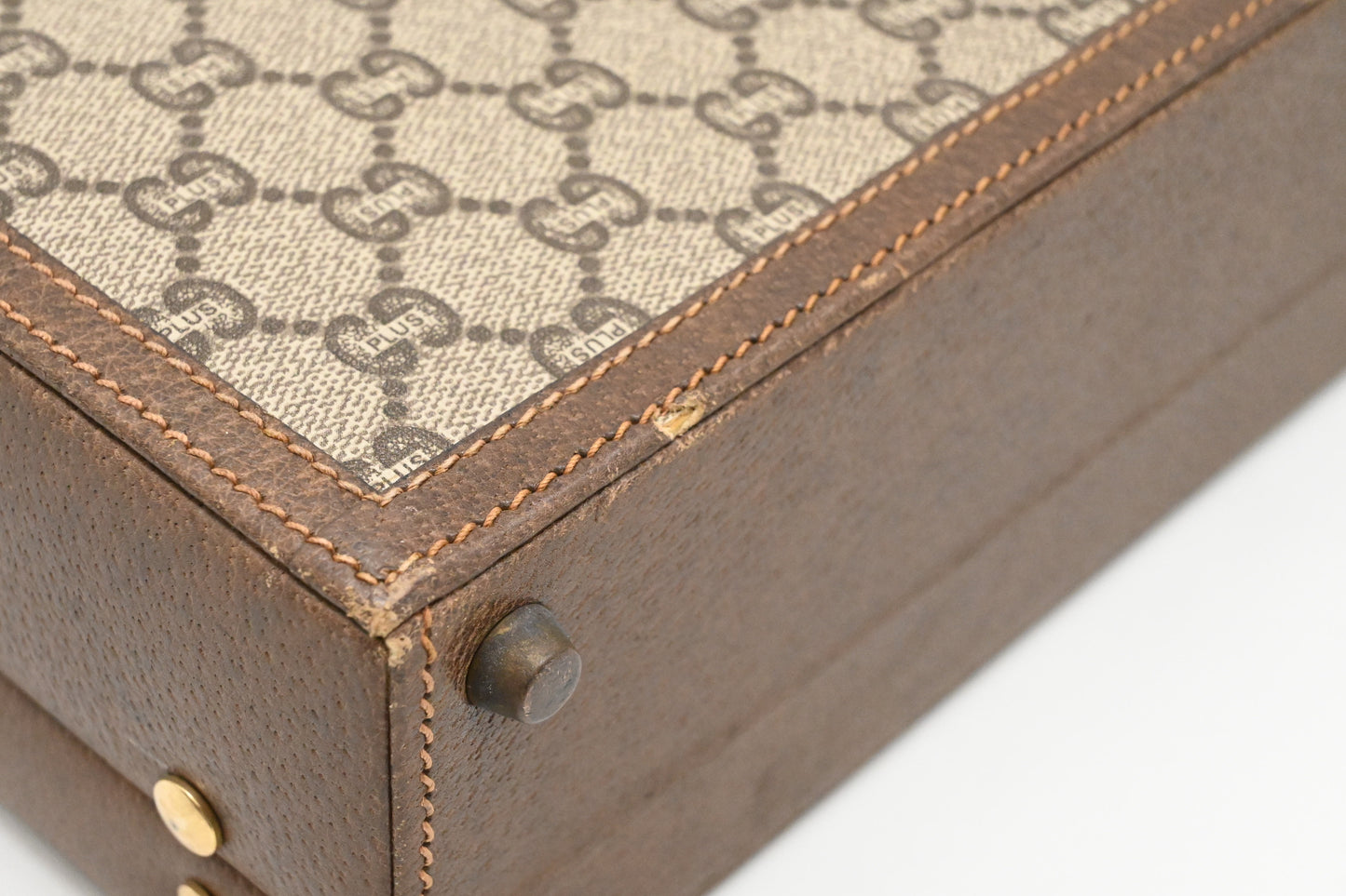 Gucci Plus Briefcase in GG Coated Canvas