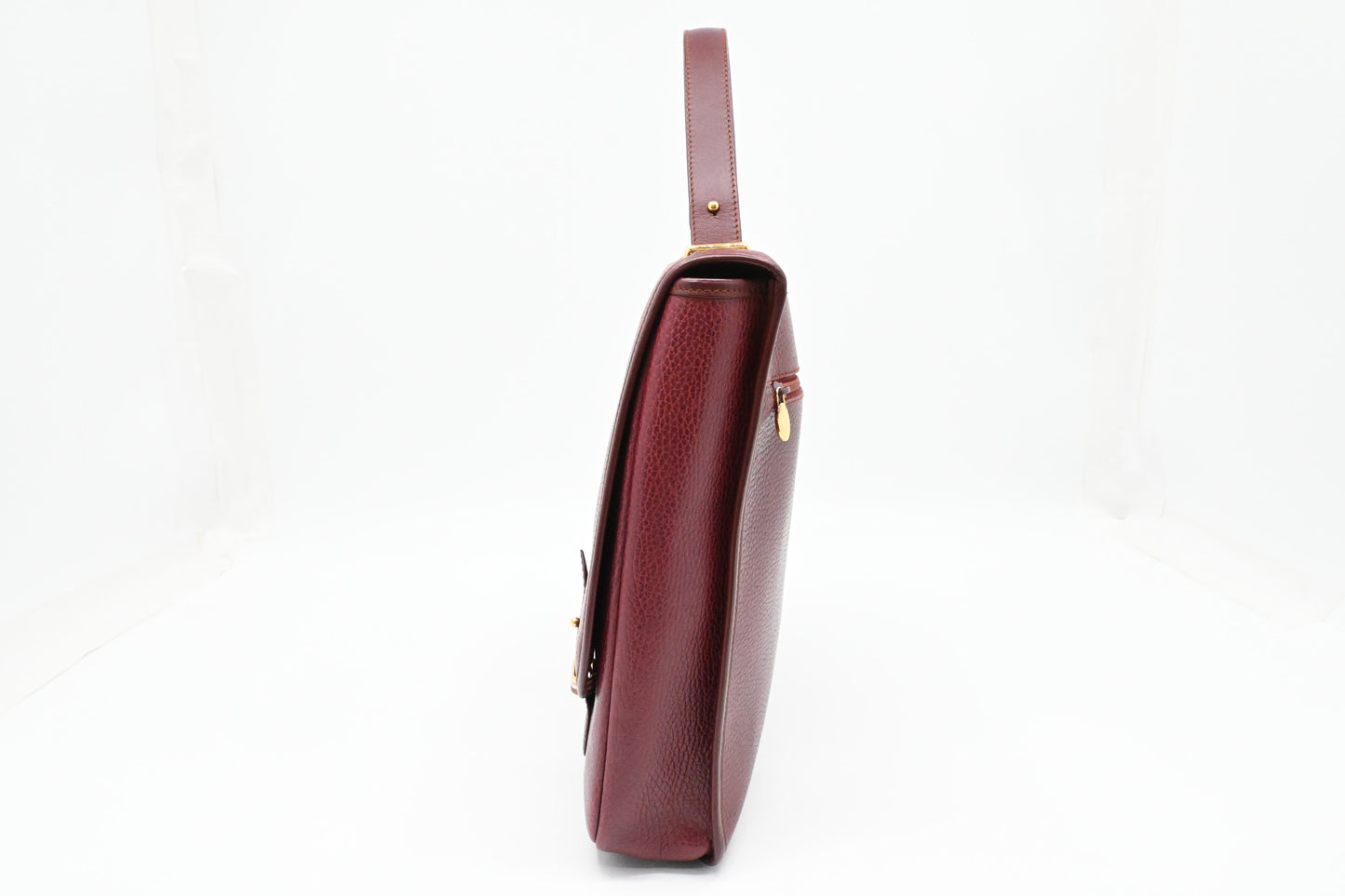 Cartier Business Bag in Burgundy Leather