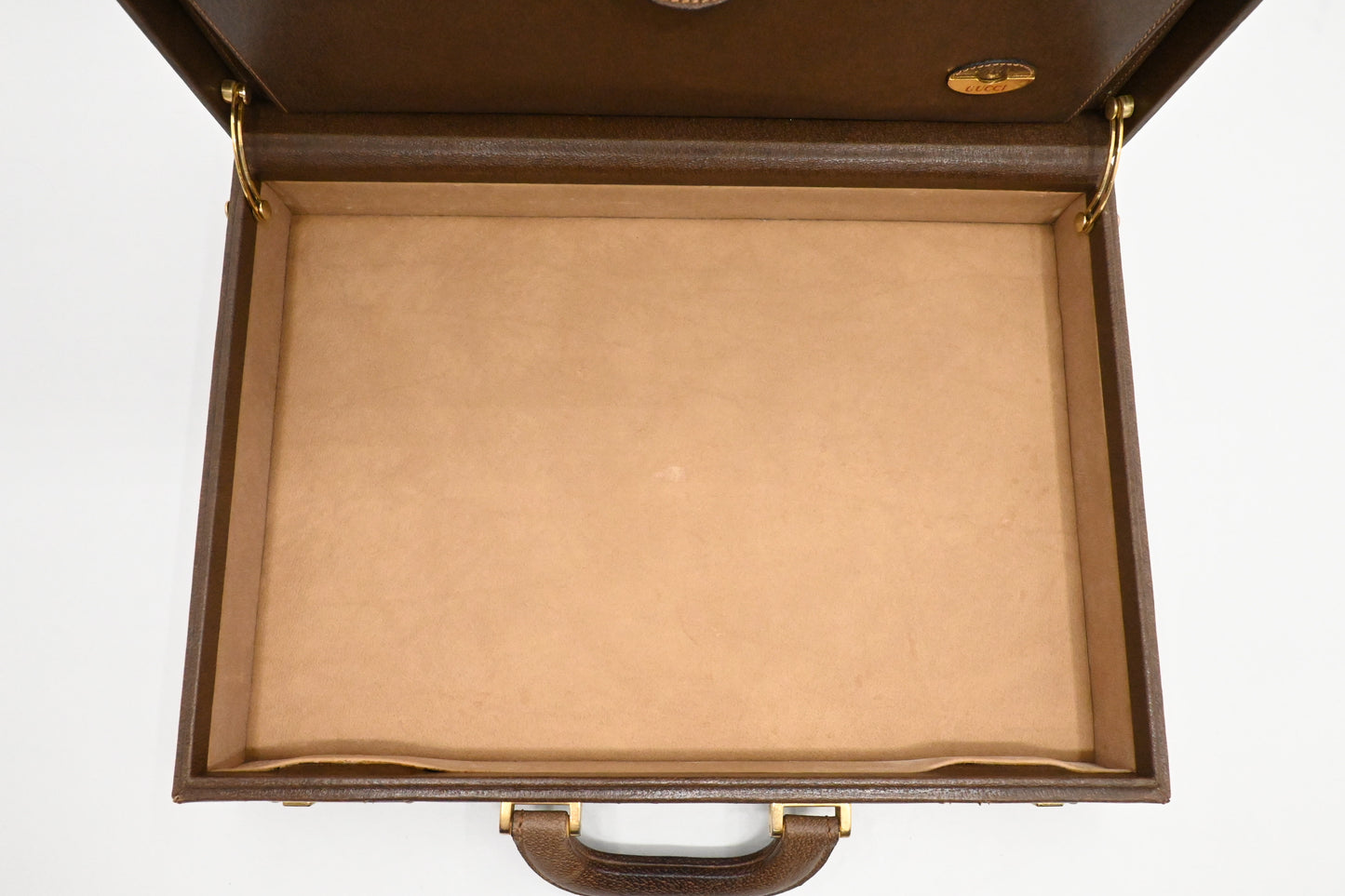 Gucci Plus Briefcase in GG Coated Canvas