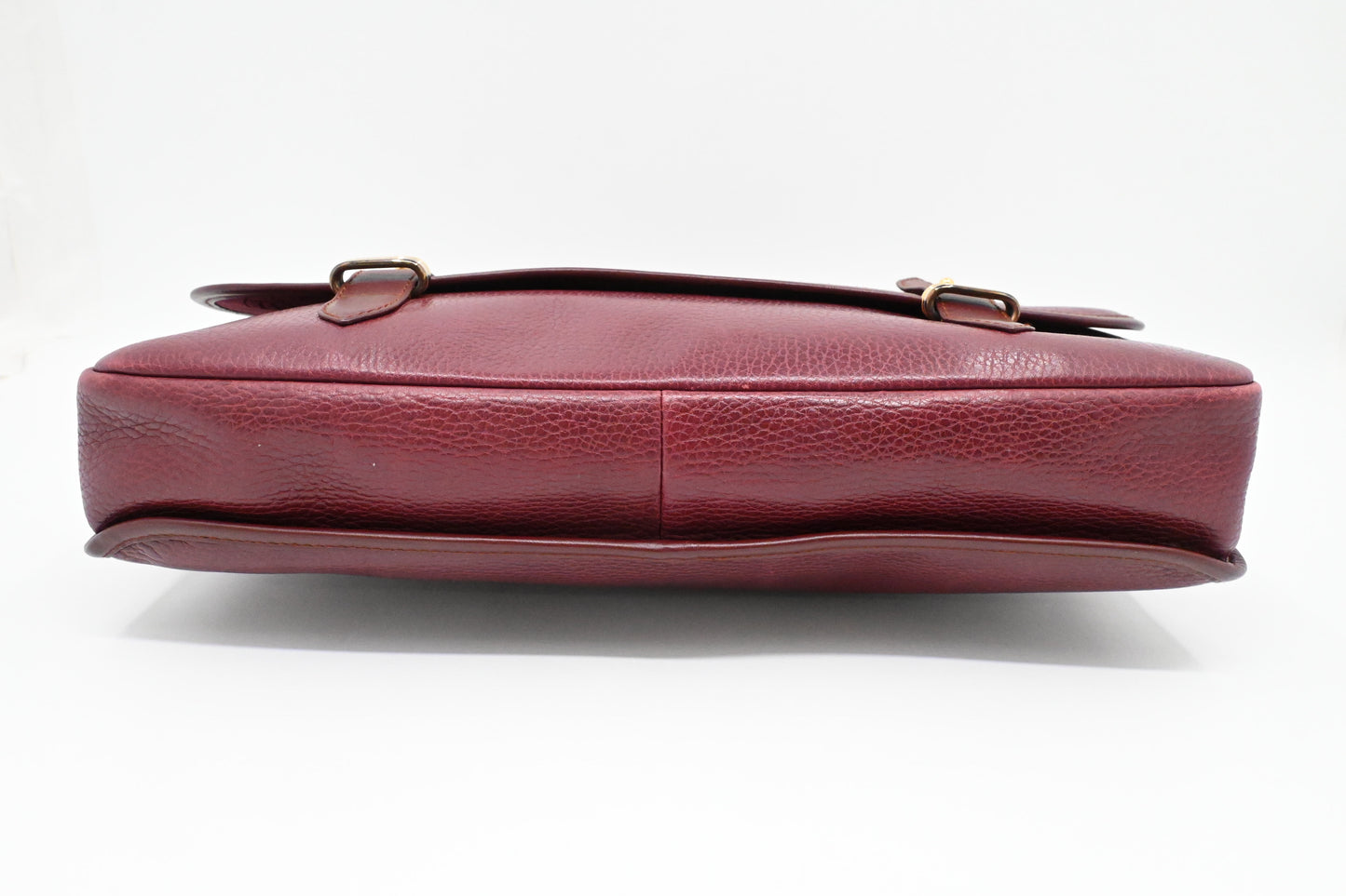 Cartier Business Bag in Burgundy Leather