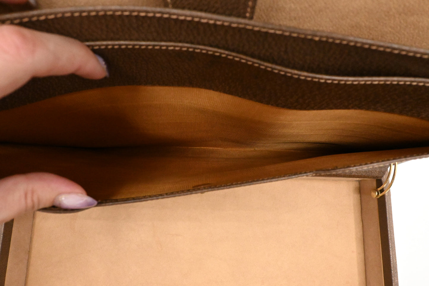 Gucci Plus Briefcase in GG Coated Canvas