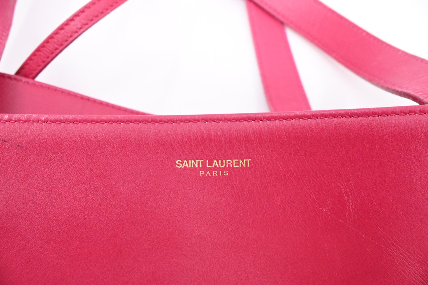 YSL Saint Laurent Tote in Pink Leather
