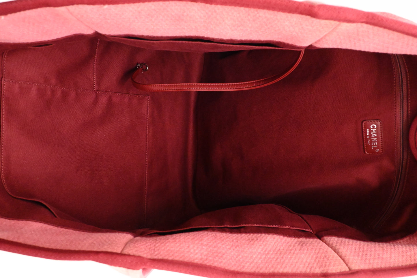 Chanel Deauville GM in Pink Canvas