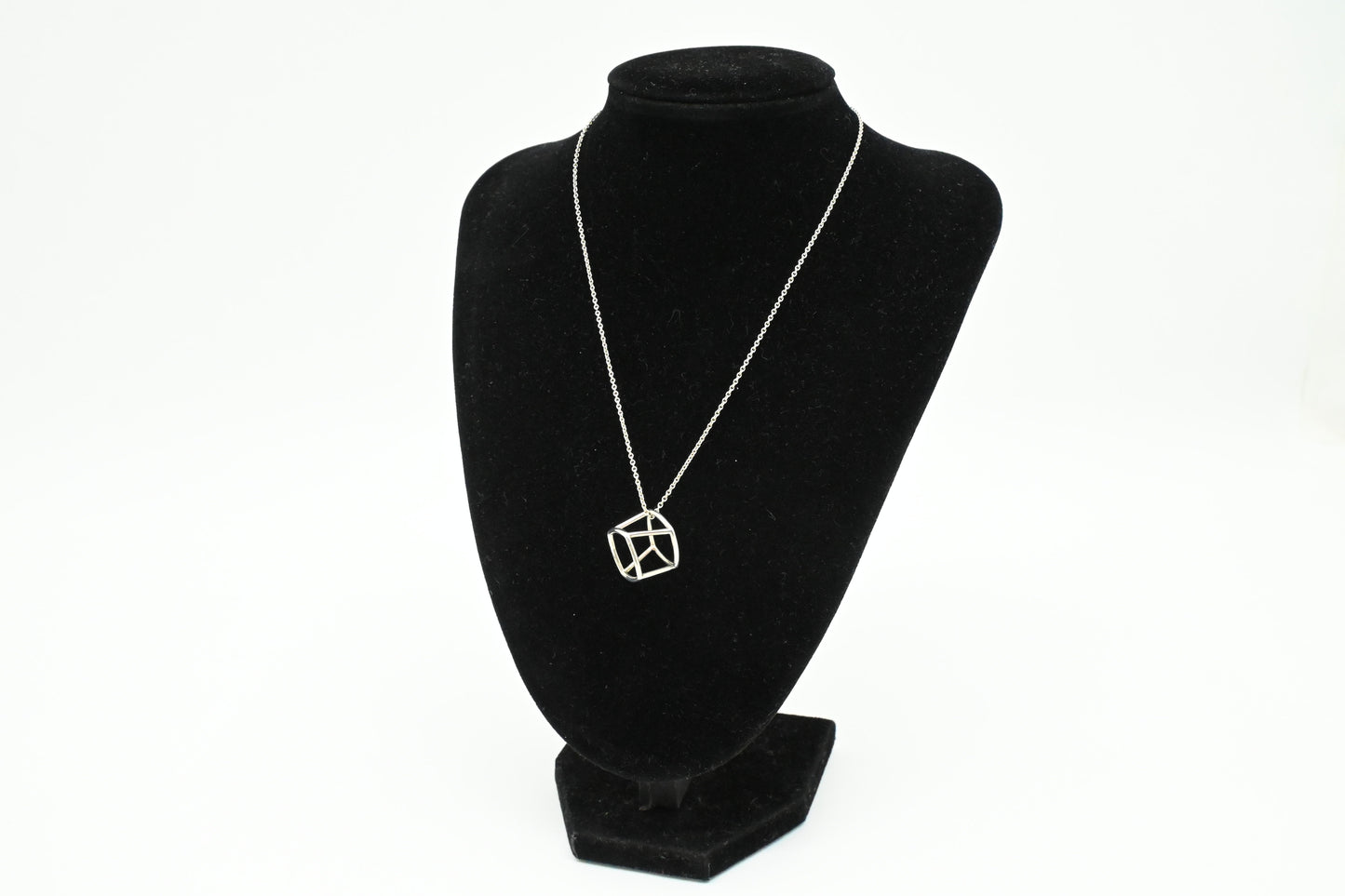 Tiffany & Co. Torque Cube Necklace in Sterling Silver