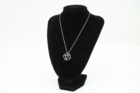 Tiffany & Co. Torque Cube Necklace in Sterling Silver