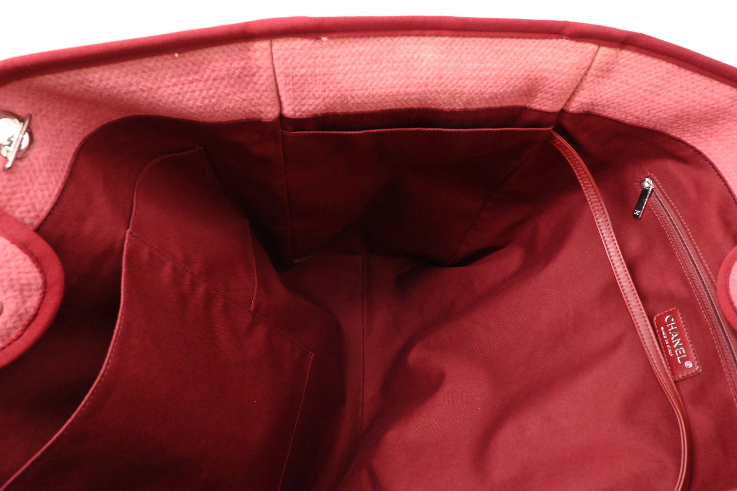 Chanel Deauville GM in Pink Canvas