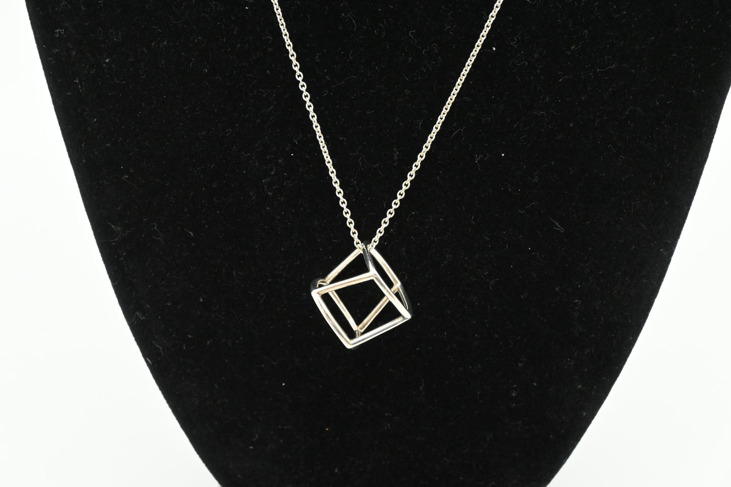 Tiffany & Co. Torque Cube Necklace in Sterling Silver