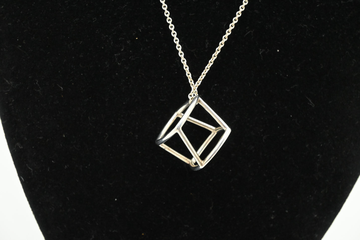 Tiffany & Co. Torque Cube Necklace in Sterling Silver