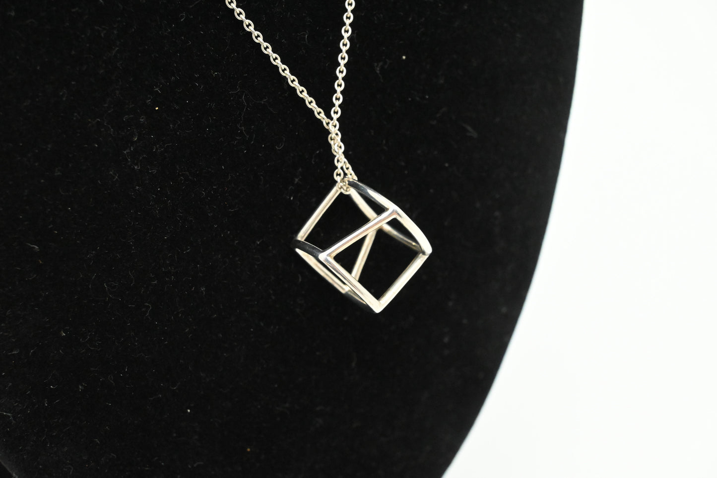Tiffany & Co. Torque Cube Necklace in Sterling Silver