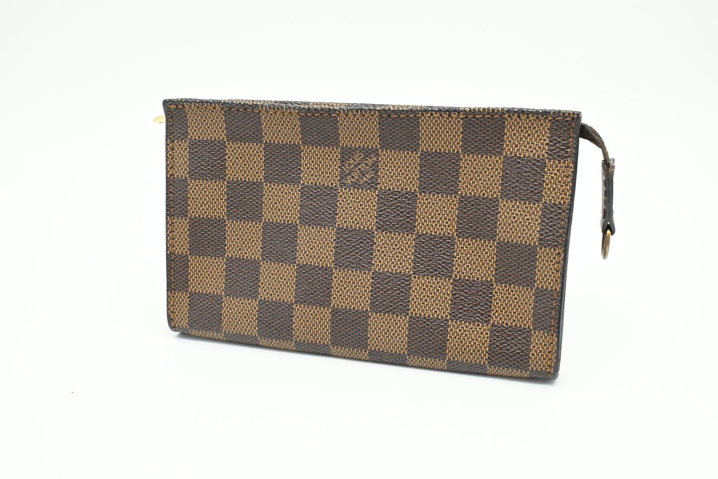 Louis Vuitton Bucket Pouch PM in Damier Ebene Canvas