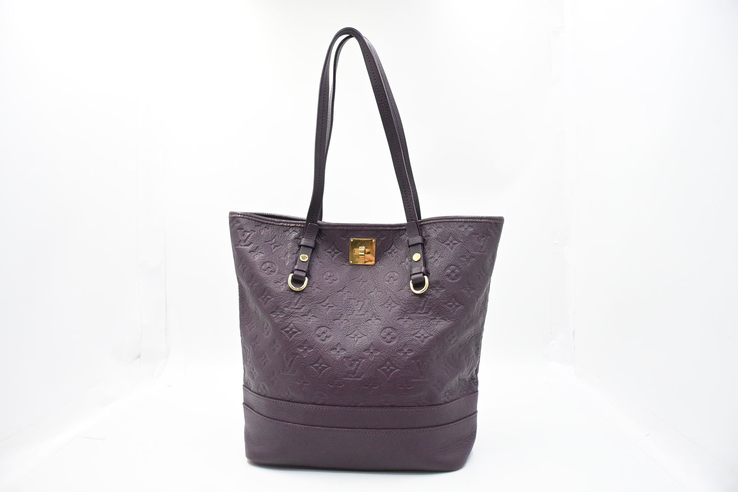 Louis Vuitton Citadine in Purple Empreinte Leather
