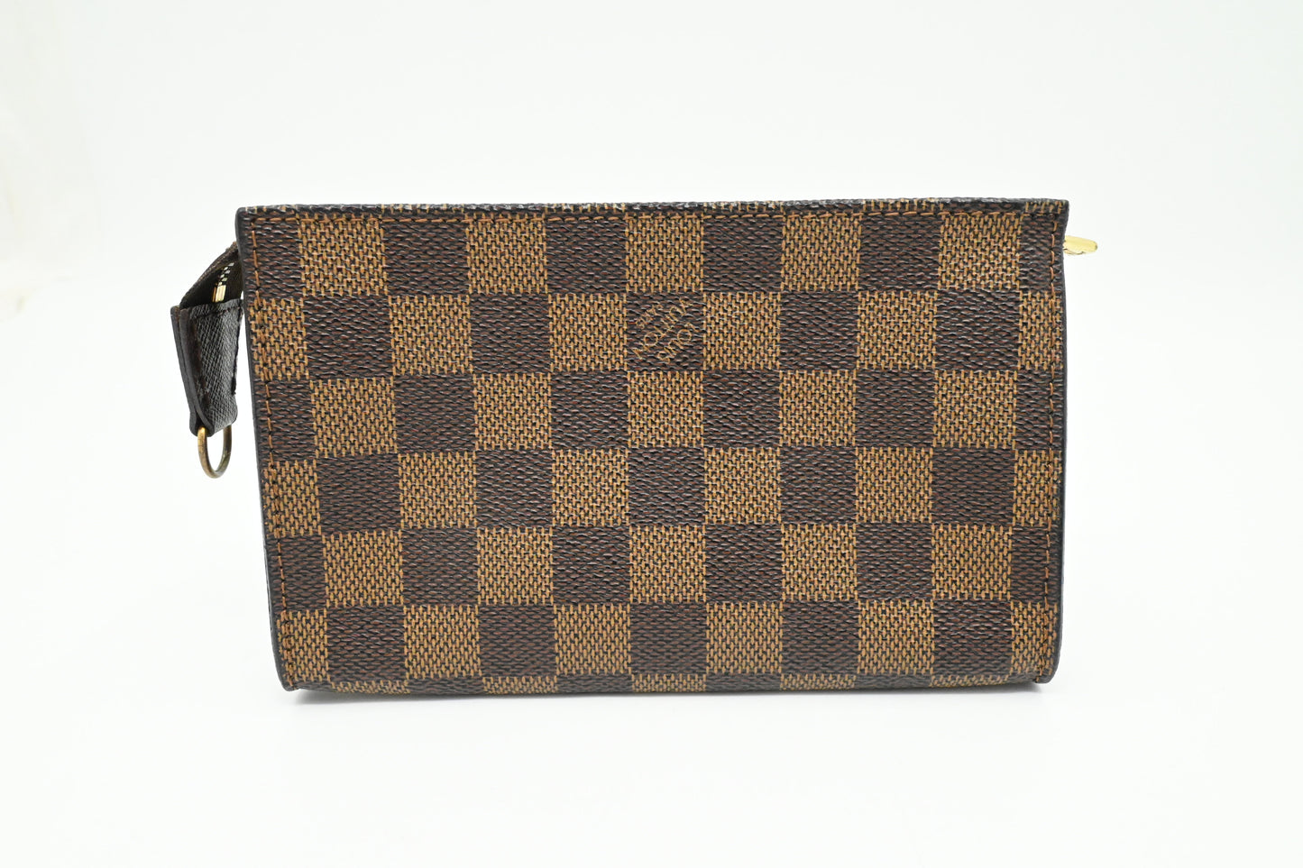 Louis Vuitton Bucket Pouch PM in Damier Ebene Canvas