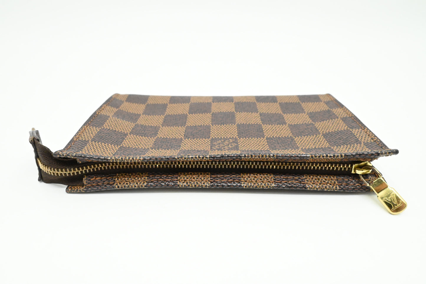 Louis Vuitton Bucket Pouch PM in Damier Ebene Canvas